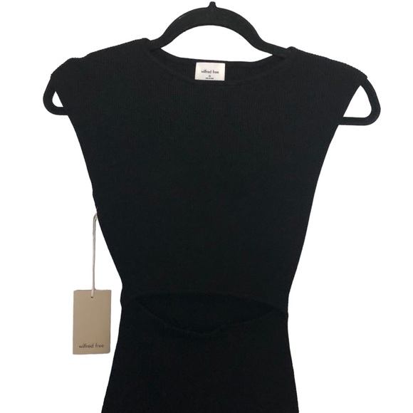NWT Wilfred Free Cut-Out Knit Mini Dress - Picture 7 of 11